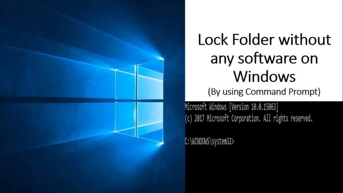 how to lock a folder on your desktop