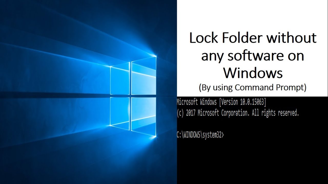 lock a folder in windows