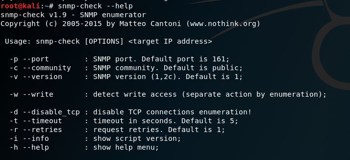 snmp-check – All About Testing