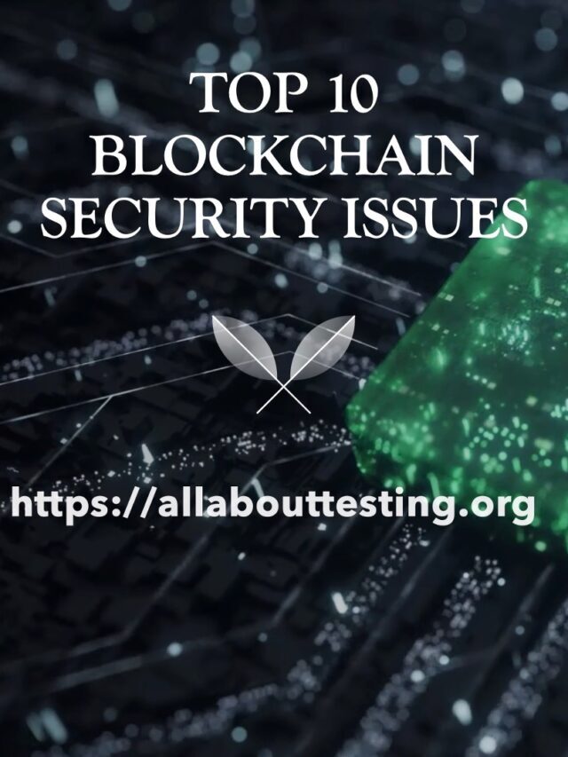 Top 10 Blockchain Security Issues