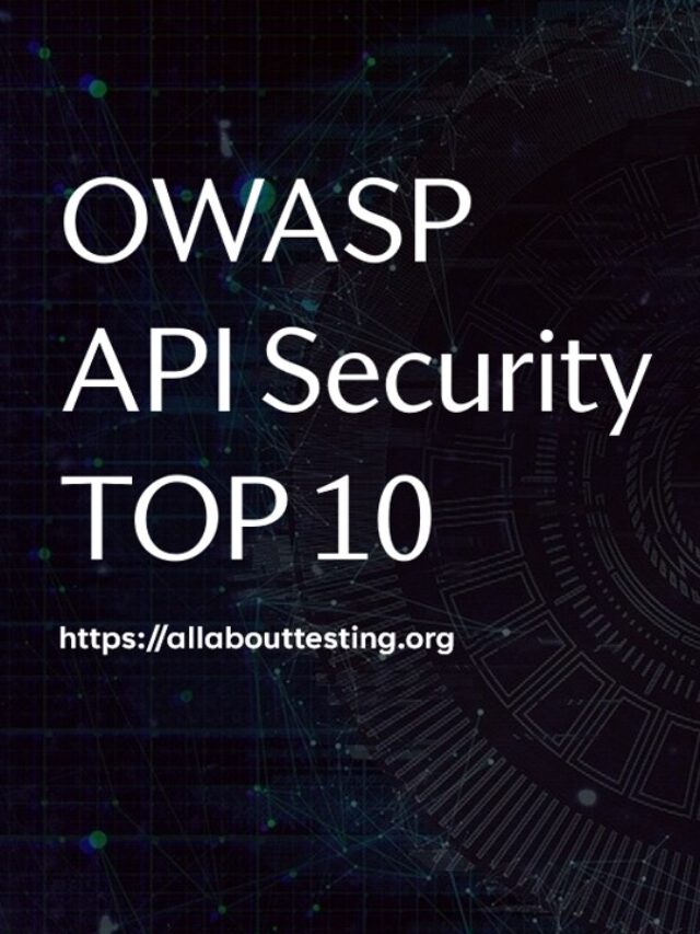 owasp api top 10 All About Testing